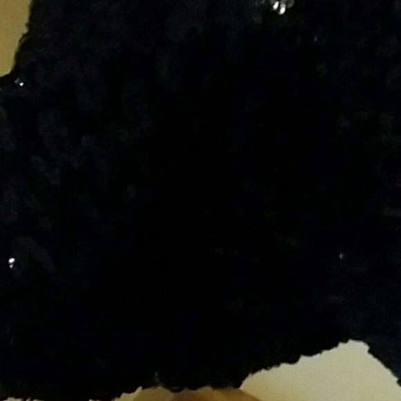 Vintage Sequin Black Cocktail/Evening Dress - Picture 4 of 5